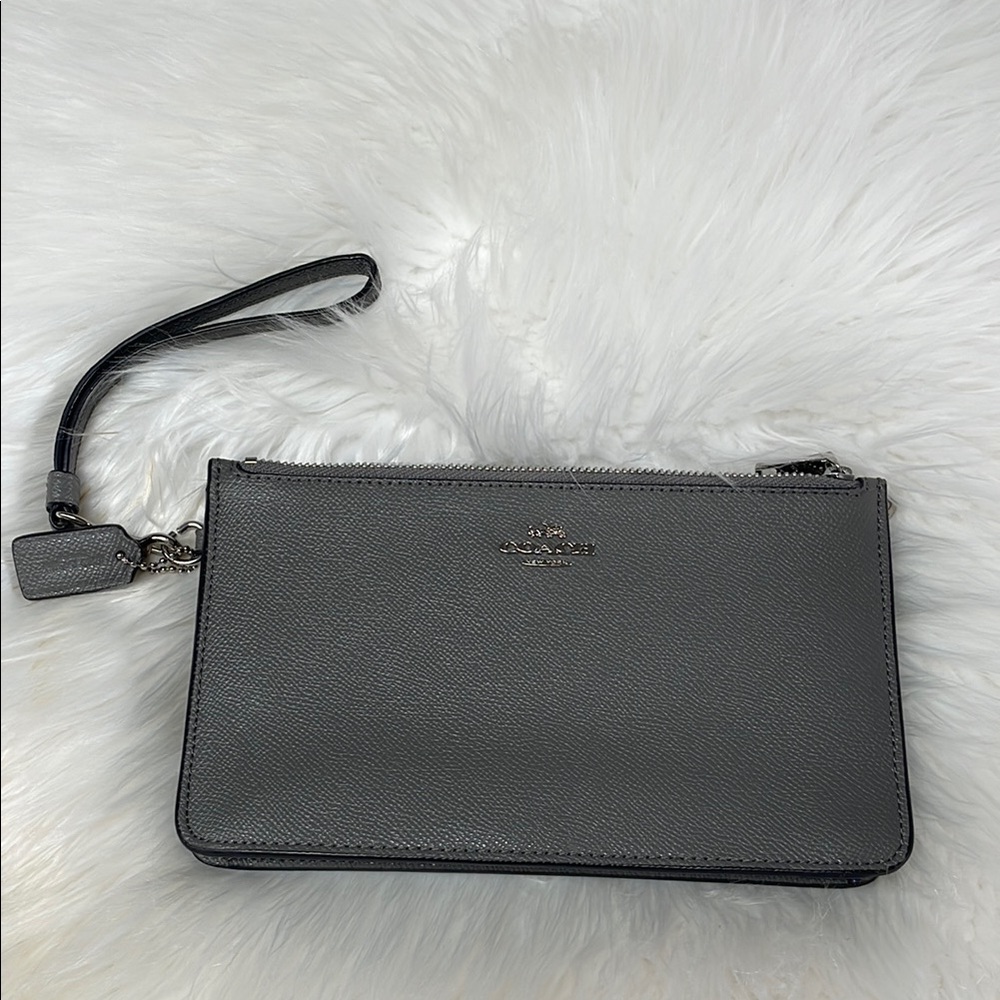 Coach Gray Wristlet